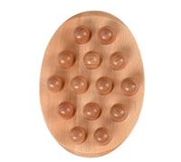 TEHAUX Brosse de Massage en Bois Naturel 1 Pièce pour Tout le Corps Outil Manuel de Sculpture Corporelle Bâton de Massage Gua Sha Brosse D’acupression pour Spa et Thérapie des Tissus