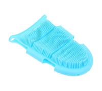 TEHAUX Brosse de Massage en Silicone pour Bain Garçon et Filles Moufles Exfoliant Multi-Usages Nettoyage Corporel Profond Anti-Cellules Mortes Adapté pour Spa Couleur Aléatoire