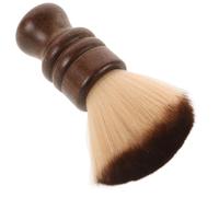 TEHAUX Brosse de Nettoyage de Barbier en Bambou Design Ergonomique, Plumeau Multifonction pour Salon de Coiffure et Usage Personnel, Balai à Cou Coiffeur
