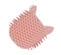 TEHAUX Brosse de Toilettage Chaton Silicone Écologique Tapis de Grattage Auto-massage pour Chat Accessoire Antidérapant pour Pelage Doux Petit Modèle Rose pour Animaux