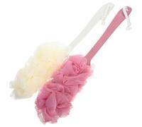 TEHAUX Brosse Exfoliante Design Spécial Facile à Nettoyer en Pp et Pe 2 Pièces Long Manche, Texture Confortable Bain pour Bain et Soins Corporels