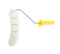 TEHAUX Brosse Peinture Roues Arcée pour Tuyaux et Surfaces Incurvées Brosse Professionnelle pour Barres Bordures et Plâtre Kit Peinture Polyvalent pour Débutants et Pros