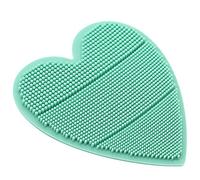 TEHAUX Brosse Tête de Bébé en Silicone Verte Poignée Portable, Brosse de Massage pour Cuir Chevelu Douce Maison Voyages