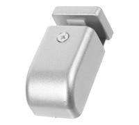 TEHAUX Butée de Porte Verre Réglable Accessoire pour Portes Coulissantes Guide Bas en Matériau Résistant à L’Usure Compatible pour Salle de Bain et Cabine Pièce Détachée