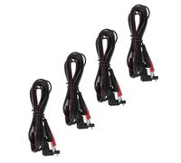 TEHAUX Câbles pour Appareils de Massage en Cuivre et Pvc, Lot de 4, Caractéristiques Stables pour Utilisation Stimulateurs Musculaires et Thérapie