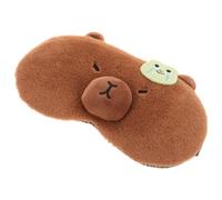 TEHAUX Cache-œil de Sommeil Fourrure Couvre-yeux et Ajustable Bandeau de Sommeil pour Femmes et Hommes Bloque la Lumière