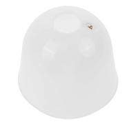 TEHAUX Cache Inférieur Blanc en Plastique Solide pour Ventilateur de Plafond Installation Facile et Trou de 2,3cm, Accessoires Pratiques pour Ventilateur Plafond Moderne