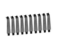 TEHAUX Caches D'emplacements Pci pour Boîtier PC 10 Pièces en Métal Noir, Ventilateur de Refroidissement, Compatibles Boîtiers Matx et ATX, Protection Anti-poussière pour Ordinateurs