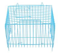 TEHAUX Cage Portable en Fil d'acier Légère pour Perroquets et Petits Animaux, Cage à Oiseaux Simple pour Balades et Sorties