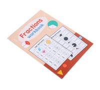 TEHAUX Cahier D'exercices de Fractions Mathématiques avec Papier, Niveaux de Difficulté Variés pour Garçon et Filles pour Apprentissage à Domicile