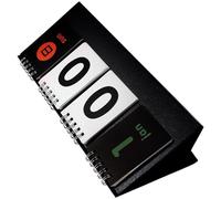 TEHAUX Calendrier Perpétuel Plusieurs styles en Papier de Bureau Noir Design Moderne et Élégant, Calendrier Réutilisable à Poser pour Décorer une Pièce Café Plusieurs styles
