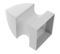 TEHAUX Capuchon de Poteau Gothique en Pvc Gris pour Garde-corps Extérieur, Prolongateur de Durée de Vie, Installation Facile pour Rampes D'escalier et Corridors Résidentiels