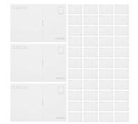 TEHAUX Cartes Postales Vierges 120 Pcs Papier Cartonné Blanc 10 X 15 CM Format Standard pour Création Artistique Invitations et Bricolage Cartes Postales en Gros Adaptées à L’Envoi