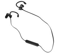 TEHAUX Casque Stéréo à Crochet d'oreille sans Fil avec Microphone, Longueur De Câble 1,2 Mètre, 10 Mm Haut-Parleur à Anneau, pour Sport Et Running, Unisexe, Noir Et Gris