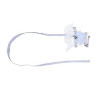 TEHAUX Cat Harness and Lead Set for Small Pets Escape Kitten Harness with Adjustable Chest Strap and Breathable Mesh Liner Tulle Trimmed Soft Vest for Cats Rabbits