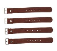 TEHAUX Ceinture de Panier de Vélo de Sangles Réglables pour Panier Velo Lot de 2 Paires en Cuir Robuste Plus Épaisse Garçon et Filles pour Accessoires de Vélos en Cyclisme en Plein Air