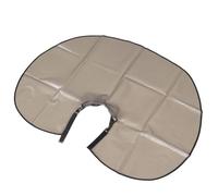 TEHAUX Châle de Coiffure Imperméable Gris Cape Courte Résistante Anti-Huile et Anti-Eau Tablier Professionnel pour Salon de Coiffure Protection pour Coloration Coupe et Capillaire