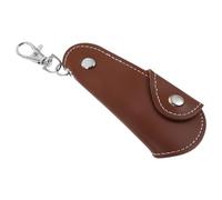 TEHAUX Chausse-pied Pliable en Acier Inoxydable Marron avec Porte-clés, Design Ergonomique Pratique et Facile à Transporter pour Femmes Enceintes et Personnes Âgées en Déplacement