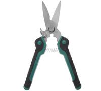 TEHAUX Ciseaux à Tôle Multifonction en Acier Inoxydable Poignée Antidérapante Vert Clair, Outil de Coupe Pratique pour Usage Domestique et Industriel