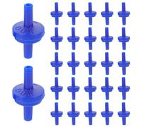 TEHAUX Clapets Anti-Retour Valve Unidirectionnelle en Plastique Lot de 50 Facile à Installer, Accessoire Essentiel pour Pompe à Air Aquarium pour Tuyaux D'aération