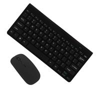 TEHAUX Clavier Souris sans Fil Ghz Silencieux Compact Plug and Play pour PC Portable avec Design Moderne et Faible Consommation