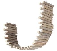 TEHAUX Clôture de Séparation en Bois pour Hamsters et Souris, Résistant la Mastication, Conserve L'odeur Naturelle du Bois, pour Décorer Votre Bureau