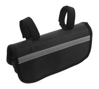 TEHAUX Coffret D'outils de Réparation Vélo Portable et Compact en Tissu Noir pour Entretien et Réparation Lors Balades à Vélo