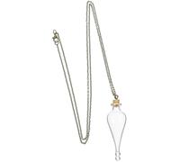 TEHAUX Collier avec mini bouteilles de potion en verre, petites bouteilles en verre avec liège, bocaux à souhaits avec chaîne de suspension, idéal pour les femmes