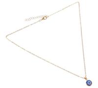 TEHAUX Collier Œil Maléfique Bleu en Alliage de Style Turc Protection la Malchance pour Décorer Votre Espace Intérieur ou Voiture