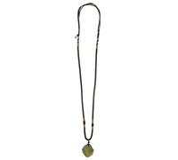 TEHAUX Collier Pendentif en Cristal Naturel Vert Pierre Irrégulière, Design Élégant et Confortable, Accessoire de Mode Décoratif pour Femme Couleur Couleur Aléatoire Style Aléatoire