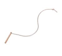 TEHAUX Collier Pendentif Urne Funéraire Cylindrique en Acier Inoxydable, Collier de Cendres Commémoratif Flacon Parfum Réutilisable, Finition Rose Doré, Bijou Souvenir pour Femmes