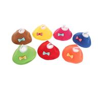 TEHAUX Colliers Élisabéthains Anti-Morsure pour Oiseaux, 7 Pièces, Cape de Cou Coupe-Vent en Polar Fleece, Protection Renforcée pour Différentes Phases de Récupération