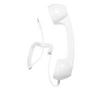 TEHAUX Combiné Téléphonique Rétro Design Vintage Compatible avec Téléphone Fixe et Smartphones Remplacement de Casque avec Clair et Connexion Facile