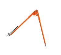 TEHAUX Compas de Charpentier de Zinc Réglable Outil de Traçage Multifonction pour Menuiserie Grand Diamètre pour Marquage Précis Trusquin de Marquage Accessoire de Dessin Industriel S