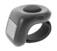 TEHAUX Compteur Numérique Électronique à Anneau pour Comptage Nocturne | Affichage Digital Visible dans L’obscurité, Plastique et Silicone Noirs, Batterie Lithium Incluse, Usage Général