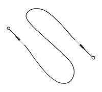 TEHAUX Cordon Bouchon Oreille Magnétique Noir avec Sangle Anti-chute pour Bouchons D'oreille, Protection Auditive Réutilisable en Silicone, pour Dormir