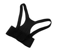 TEHAUX Correcteur de Posture Dos Réglable Noir Taille M, Ceinture Lombaire Respirante et Légère, Corset Lombaire Professionnel pour Maintien Dorsal à Domicile et Bureau, Redresseur de Dos Adultes