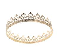 TEHAUX Couronne de Prince en Métal Doré pour Homme Accessoire de Coiffure Creux en Trois Dimensions pour Fêtes et Cosplay