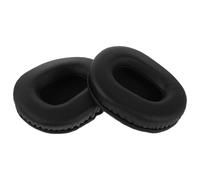 TEHAUX Coussinets d'oreille en Mousse Ovales 100X80 MM, Lot de 2, Housses Anti-Transpiration pour Casques Audio, Protection Oreille pour Usage Prolongé Bureau