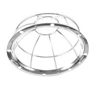 TEHAUX Couvercle de Protection Structure Robuste pour Détecteur de Fumée Résistant à Déformation en Acier Inoxydable Alarme Sonore pour Hôtels et Lieux Fréquentés
