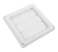 TEHAUX Couvercle Évent Sécheuse Extérieur Louvered Ventilation Murale Résistante pour Maison Protège et Prolonge la Durée de Vie Du Système Sèche-linge