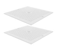 TEHAUX Couvercles de Skimmer de Piscine Compatible avec Modèles SP1082-SP1086 Lot de 2 en PP pour Remplacement Accessoires Piscine pour Camping et Entretien