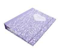 TEHAUX Couverture de Classeur Réutilisable, Enveloppe de Reliure, 6 Trous, Papier Cartonné, Pourpre, pour Agenda et Planificateur, Bureau et Entreprises