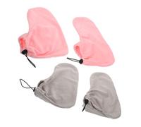 TEHAUX Couvre-Pieds Chauffants en Coton pour Thérapie Cire Lot 2 Paires Accessoire Pratique pour Soin des Pieds à Domicile Protège et Maintient la Chaleur Prolongée