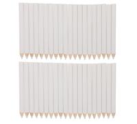 TEHAUX Crayon à Cire Blanc 50 Pcs - Outil Ramasseur de Pierres Autocollantes pour Nail Art Applicateur Précis pour Décoration D’Ongles DIY Fournitures Créatives Multifonctions