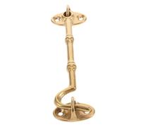 TEHAUX Crochet Loquet Porte Laiton Pivotant avec Vis Loquet de Fenêtre et Porte Intérieur Design Rétro et Élégant pour Usage Résidentiel et Commercial