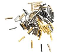 TEHAUX de Bouchons de Fermeture Éclair Pièces de Remplacement 50 Paires Faciles à Utiliser en Alliage de Zinc pour Vêtements et Fermetures Éclairs, Vie Quotidienne Maison