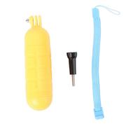 TEHAUX de Flottaison Antidérapant pour Caméra Poignée Selfie Jaune avec Embossée pour Activités Aquatiques Accessoire Compatible avec Gopro