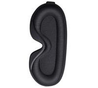 TEHAUX de Sommeil 3D en Mousse à Mémoire de Forme Occultant Noir sans Nez Sangle Élastique Ajustable Portable pour Femmes et Hommes pour Sommeil Sieste et Voyage