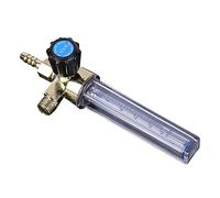 TEHAUX Débitmètre Réducteur De Pression En Alliage Robuste Avec Manomètre 7 Mm 0 35 Mpa Idéal Pour Les Systèmes De Brassage Maison